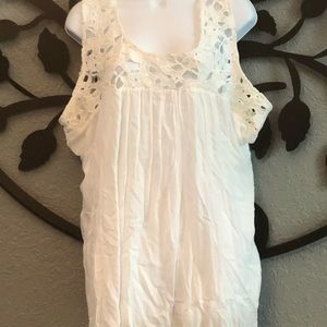 Suzanne betro plus size cold shoulder top